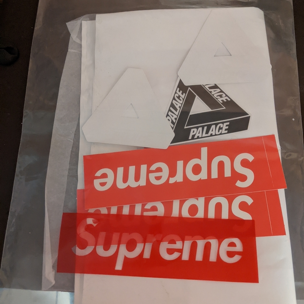 Supreme and Palace Sticker Set